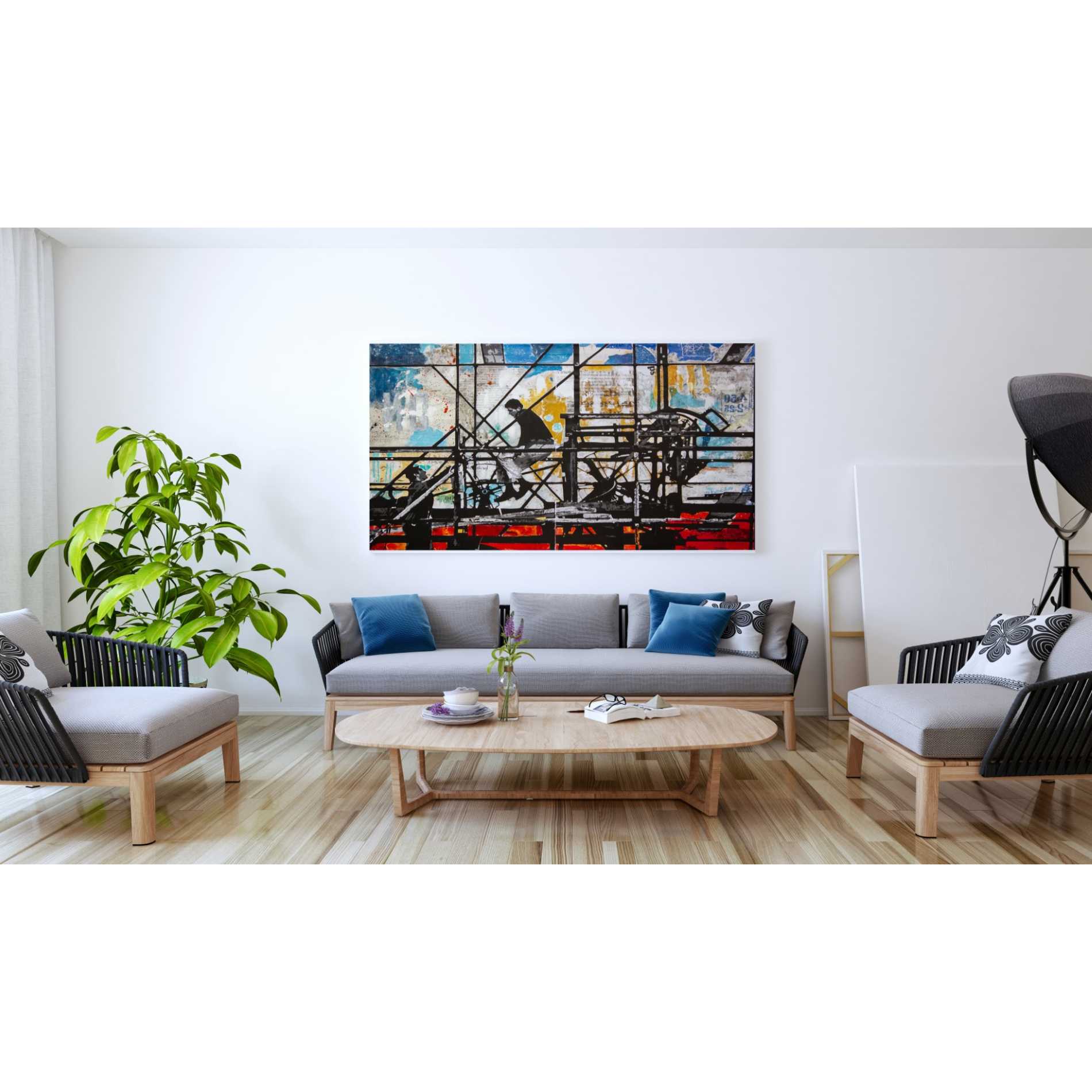 'FOUR CORNERS' by DB Waterman, Giclee Canvas Wall Art