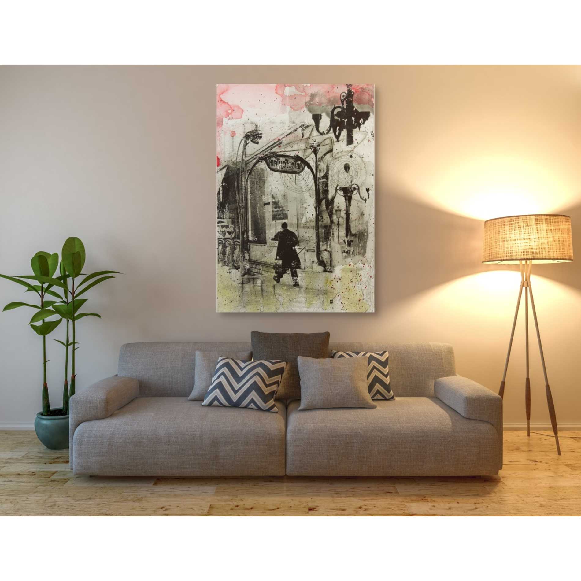'RUSH HOUR' by DB Waterman, Giclee Canvas Wall Art