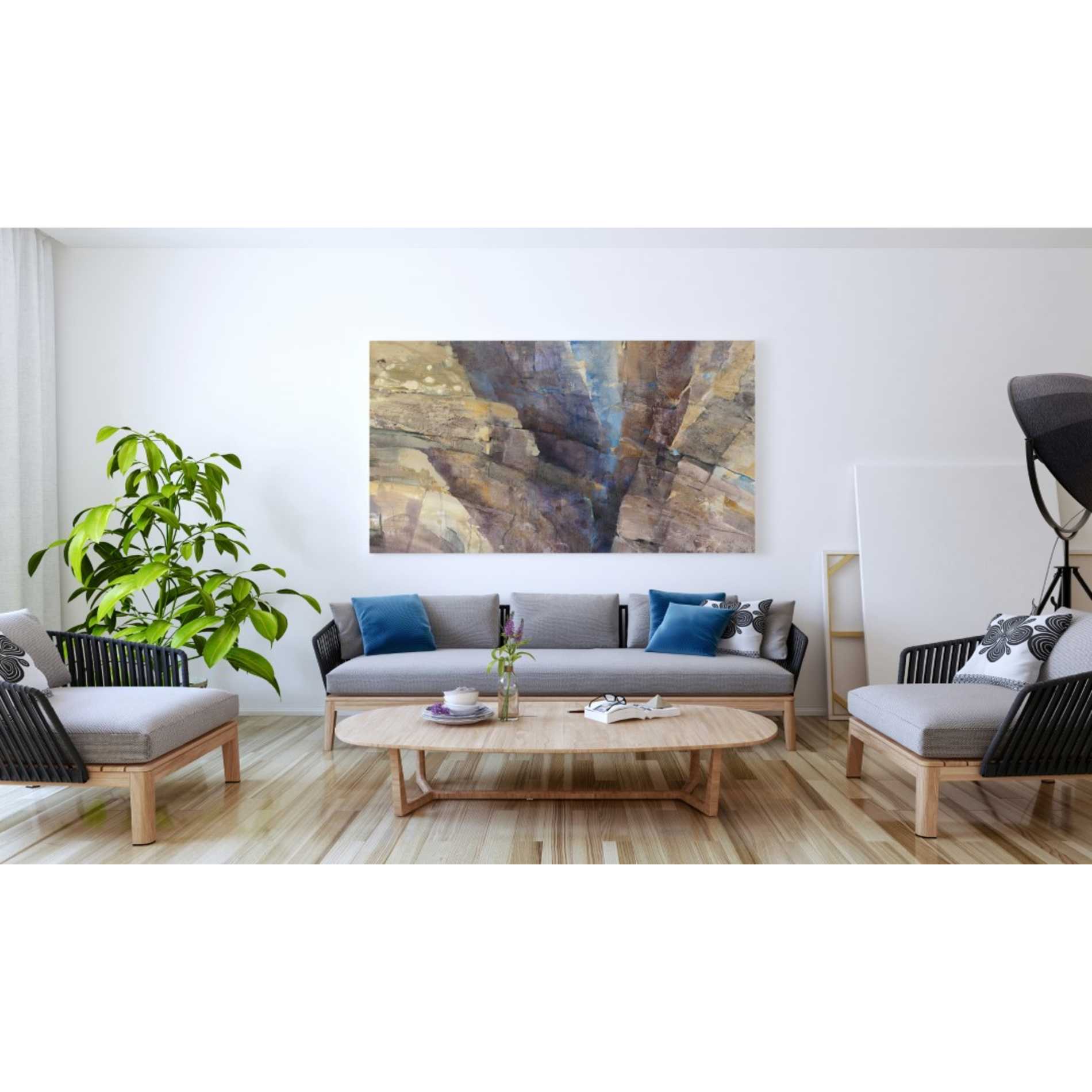 'Canyon II' by Albena Hristova, Canvas Wall Art,60 x 40