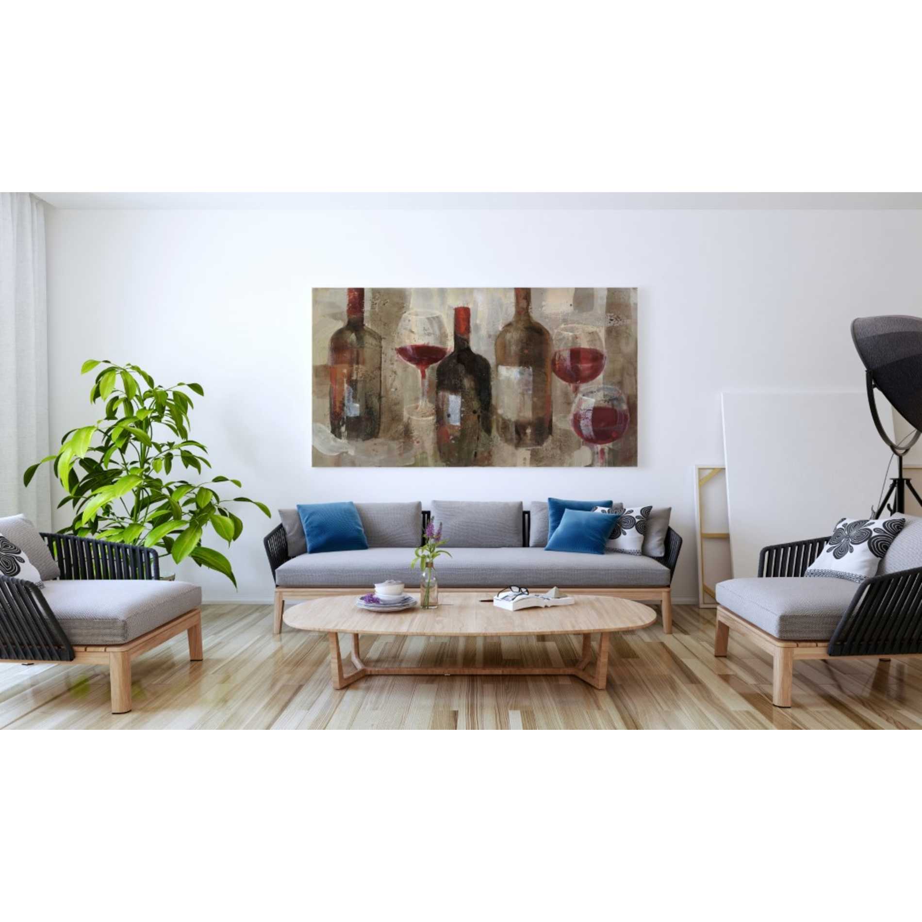 'Festa I v2 Neutral' by Albena Hristova, Canvas Wall Art,60 x 40