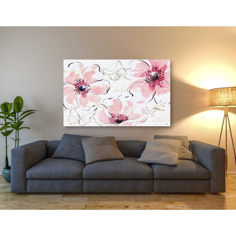 Image of 'Simply Pink I' by Daphne Brissonet, Canvas Wall Art,40 x 60