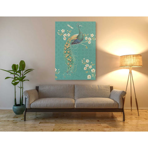 Image of 'Ornate Peacock IXD' by Daphne Brissonet, Canvas Wall Art,40 x 60