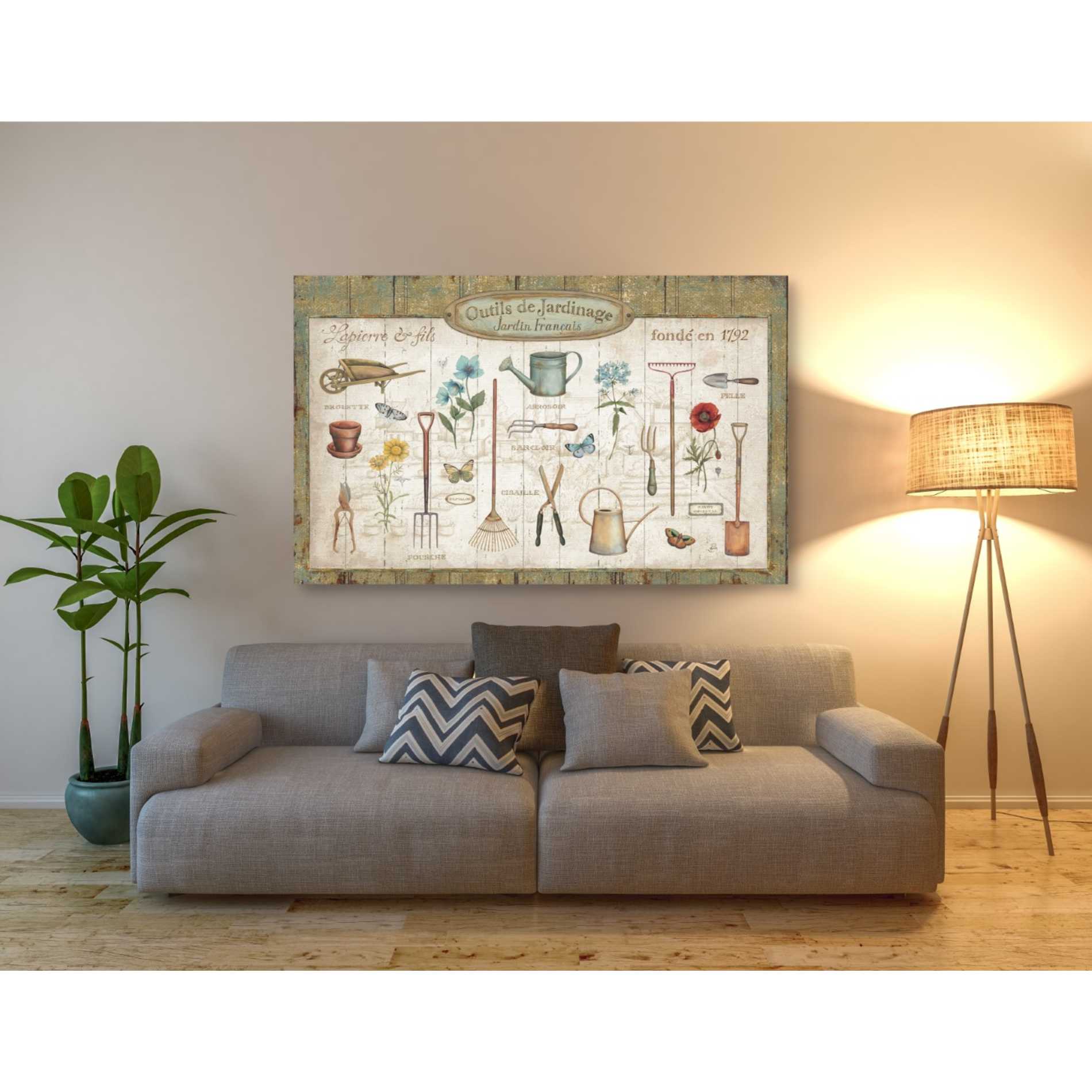 'Royal Garden I' by Daphne Brissonet, Canvas Wall Art,40 x 60