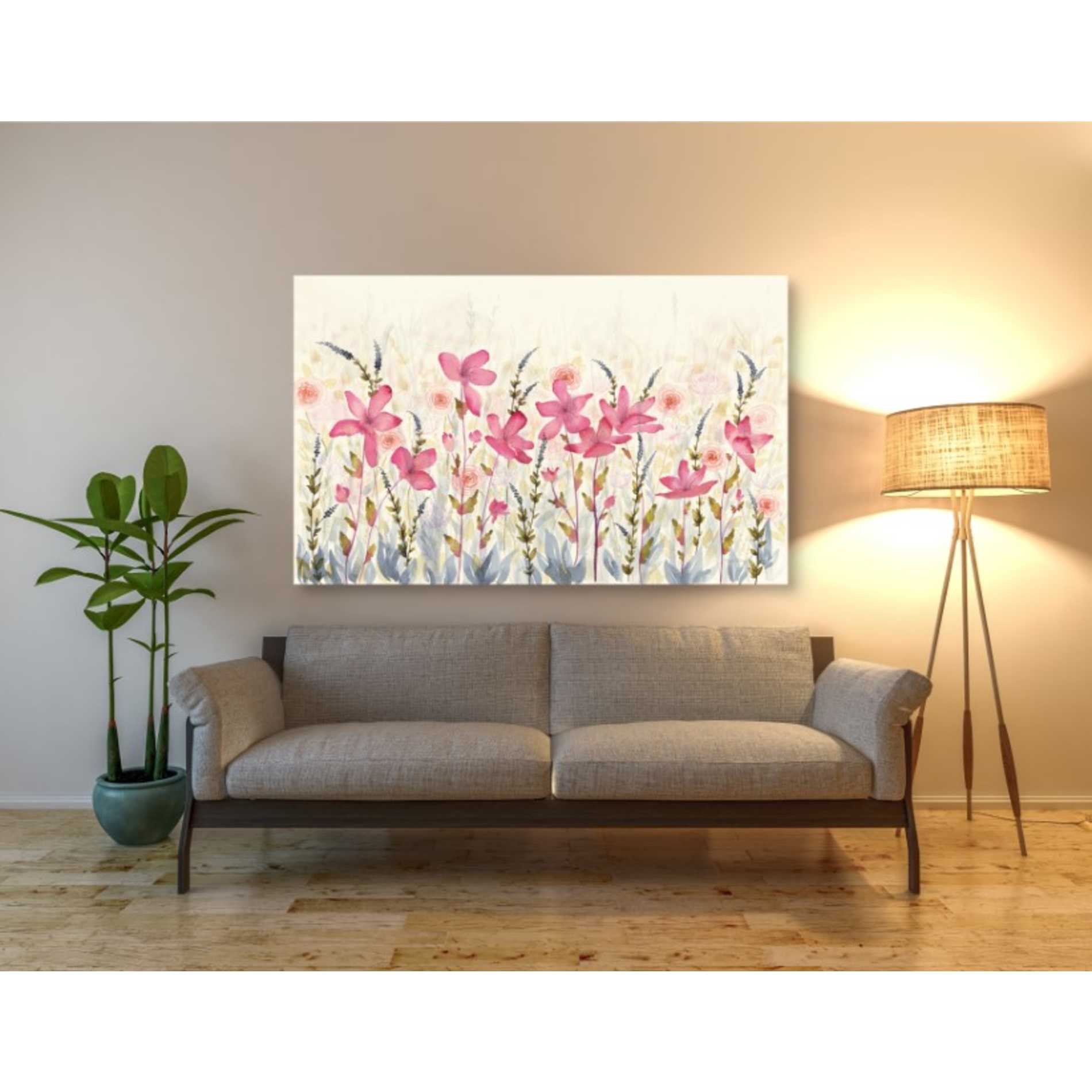 'Watercolor Garden' by Elyse DeNeige, Canvas Wall Art,60 x 40