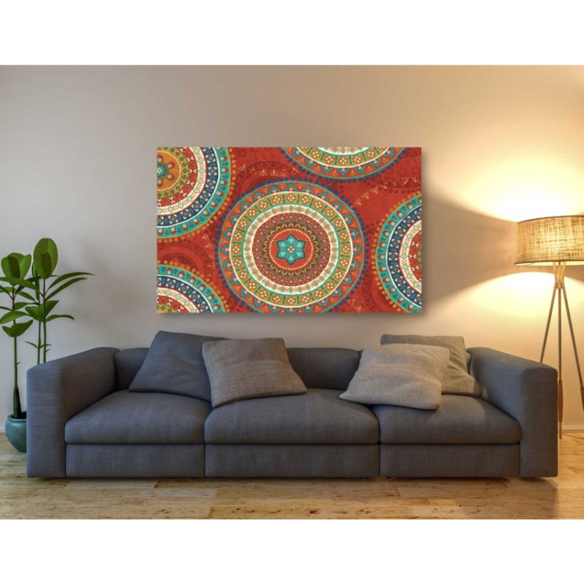 'Mexican Fiesta VII' by Veronique Charron, Canvas Wall Art,60 x 40