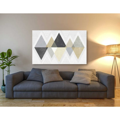 Image of 'Mod Triangles II Archroma' by Michael Mullan, Canvas Wall Art,60 x 40