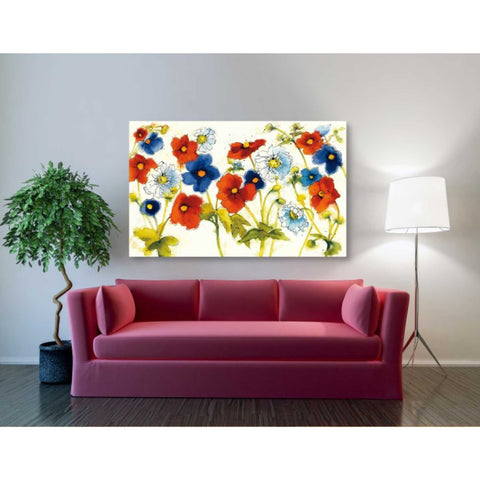 Image of 'Independent Blooms I' by Shirley Novak, Canvas Wall Art,60 x 40