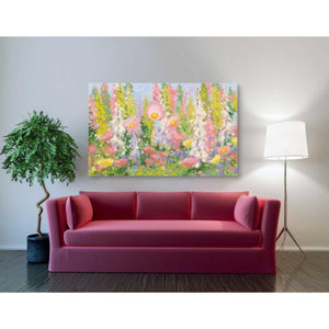 'Garden Pastels I Blue Sky' by Shirley Novak, Canvas Wall Art,60 x 40