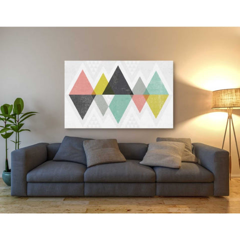 Image of 'Mod Triangles II' by Michael Mullan, Canvas Wall Art,60 x 40