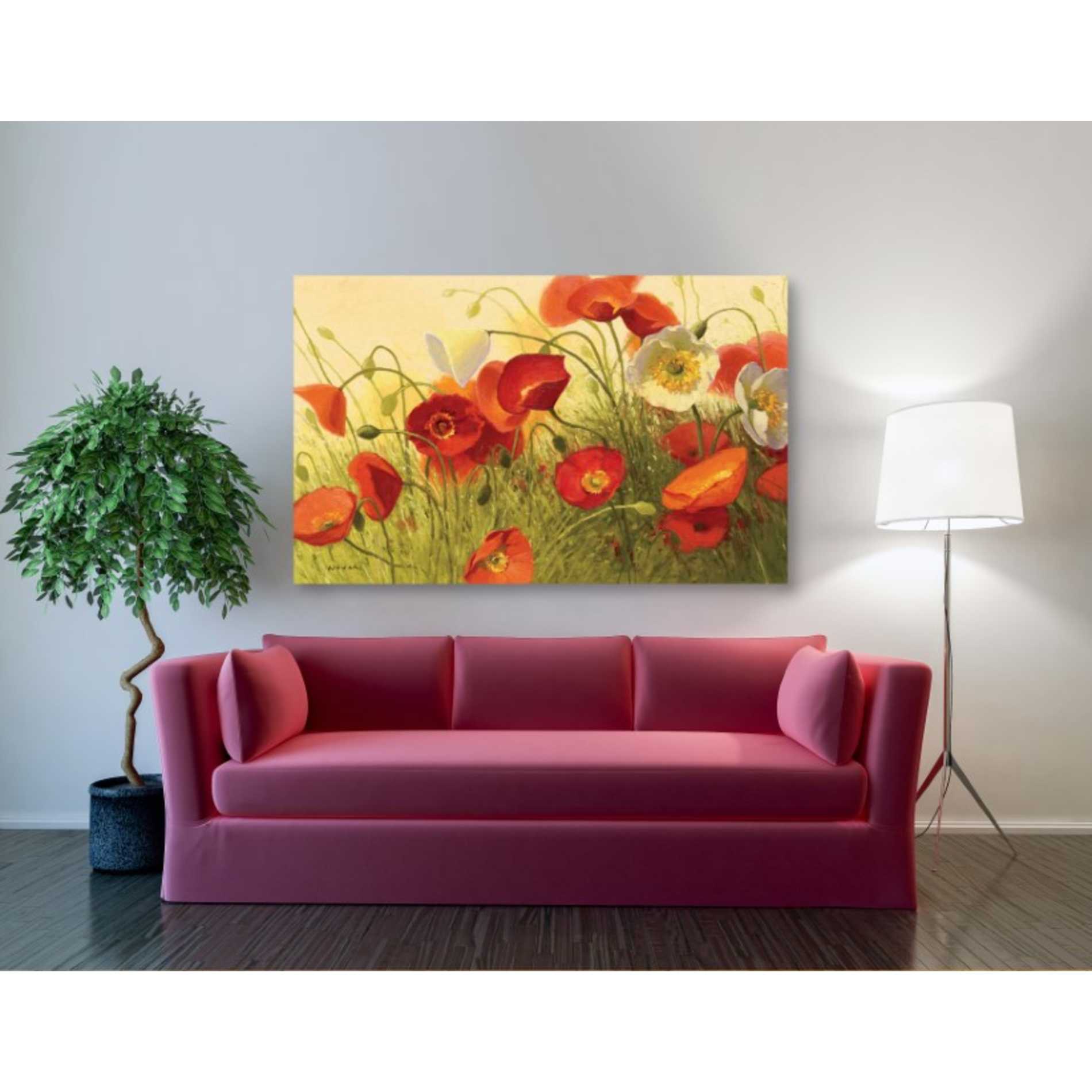 'Havin a Heat Wave' by Shirley Novak, Canvas Wall Art,60 x 40