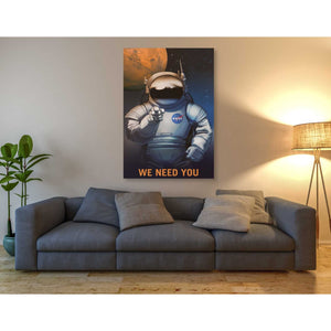 'Mars Explorer Series: We Need You' Canvas Wall Art,40 x 60