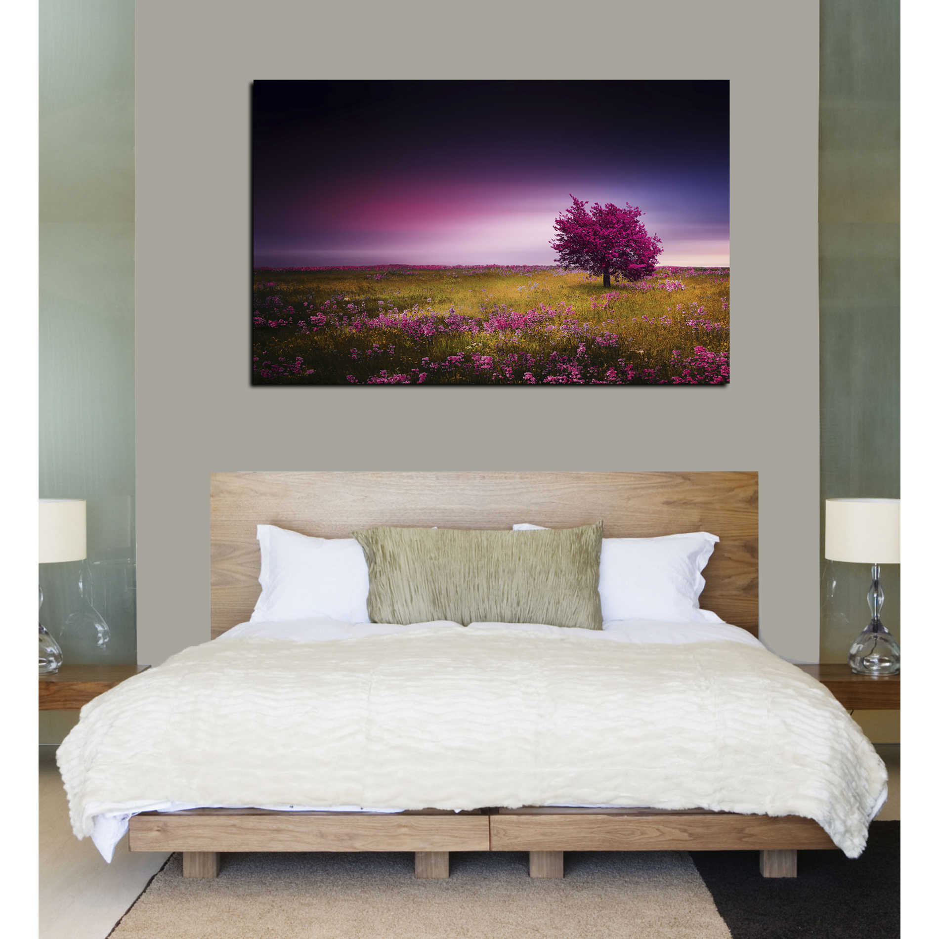 'Pink Nights' Canvas Wall Art,40 x 60