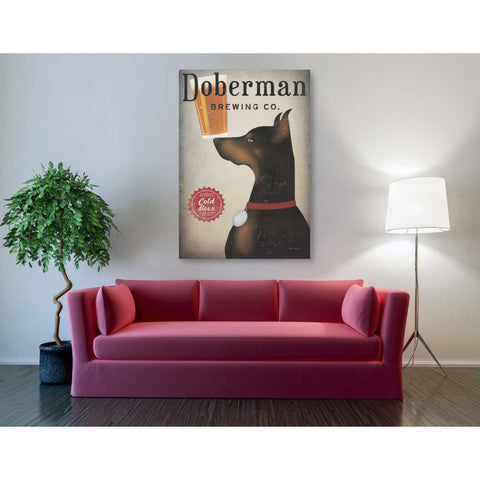 Image of 'Doberman Brewing Company' by Ryan Fowler, Canvas Wall Art,40 x 60