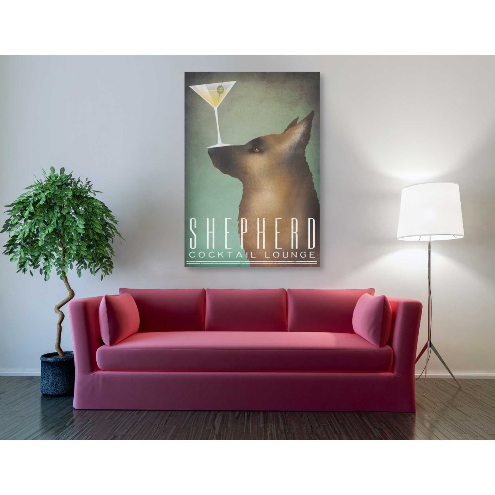 'Shepherd Martini' by Ryan Fowler, Canvas Wall Art,40 x 60
