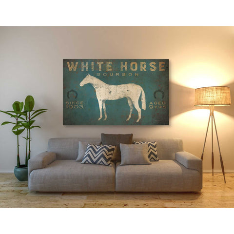 Image of 'White Horse No Kentucky' by Ryan Fowler, Canvas Wall Art,40 x 60
