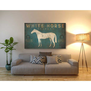 'White Horse No Kentucky' by Ryan Fowler, Canvas Wall Art,40 x 60