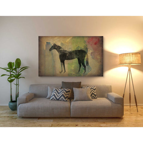 Image of 'Cheval Noir v2' by Ryan Fowler, Canvas Wall Art,40 x 60