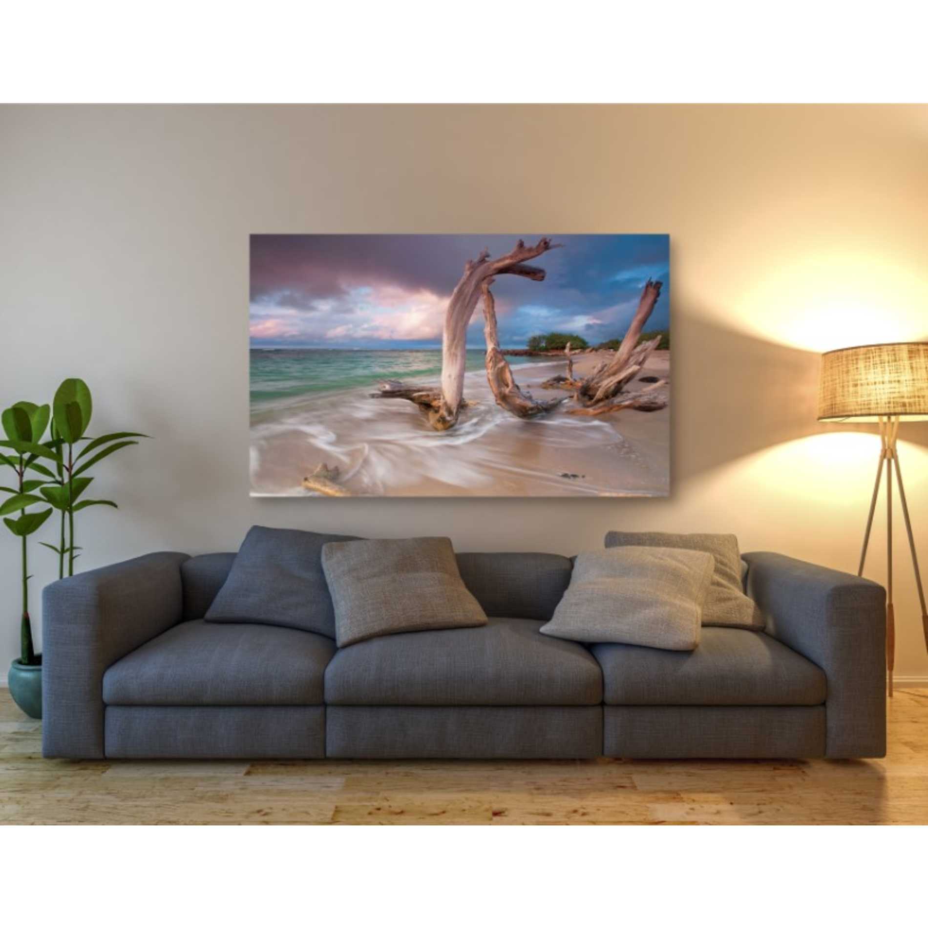 'Driftwood Sunset' by Katherine Gendreau, Giclee Canvas Wall Art