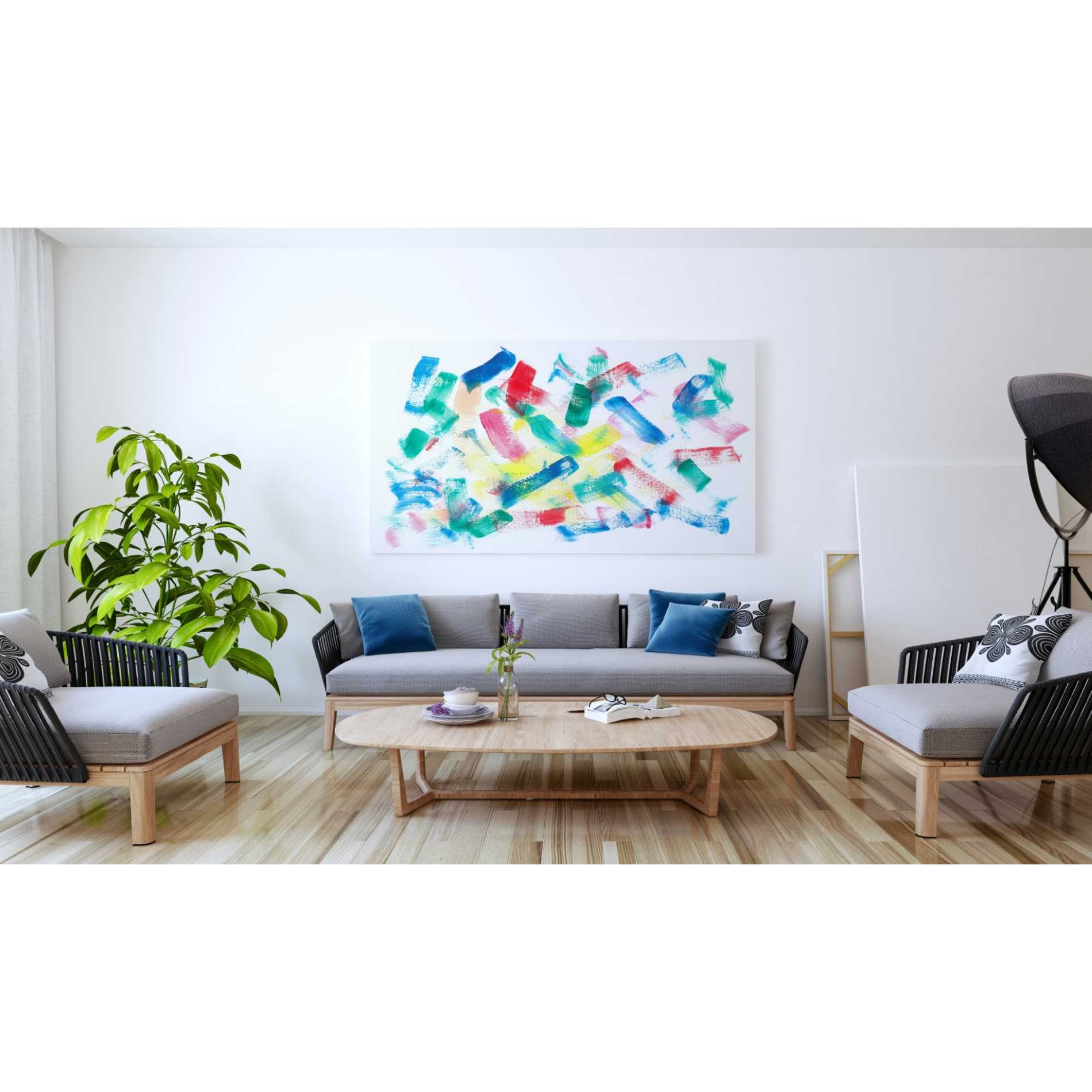 'Olivye' Canvas Wall Art,60 x 40