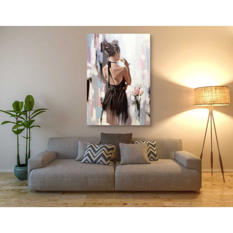Image of 'Girl With Roses' by Alexander Gunin, Canvas Wall Art,40 x 60