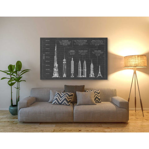 Image of 'Architectural Heights' by Ethan Harper Canvas Wall Art,60 x 40
