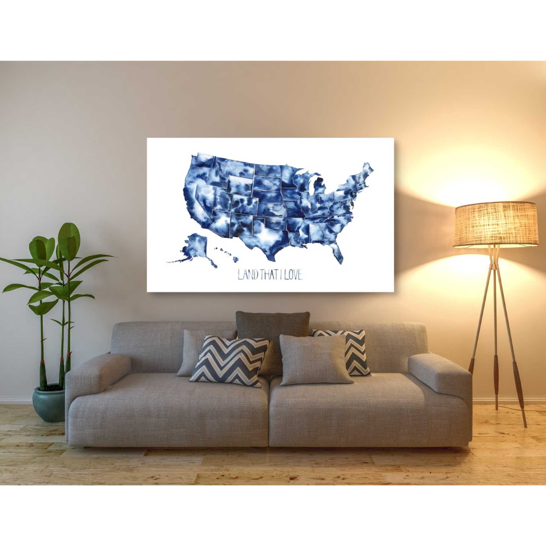 'Land that I Love' by Grace Popp Canvas Wall Art,60 x 40