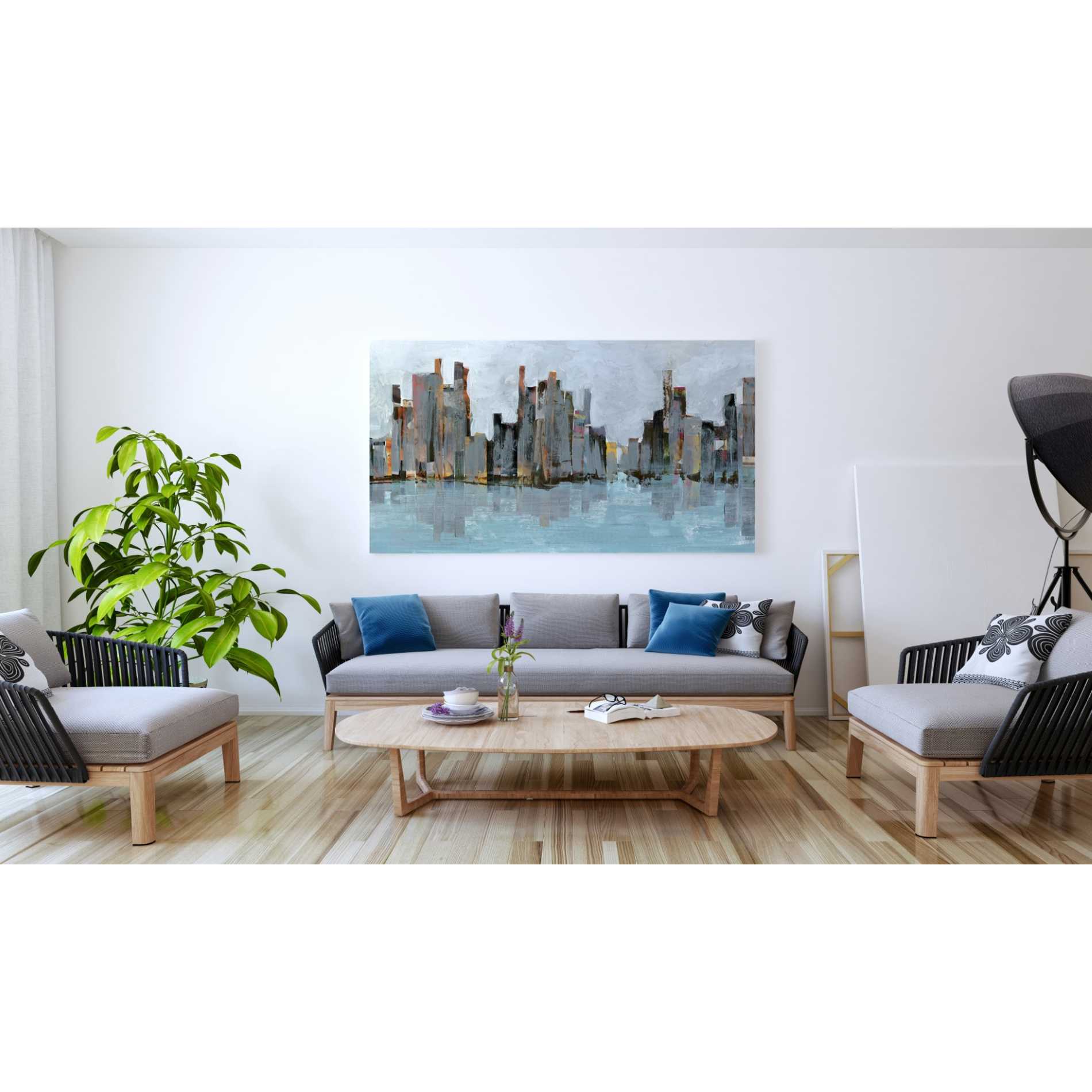 'Second City I' by Jarman Fagalde Giclee Canvas Wall Art