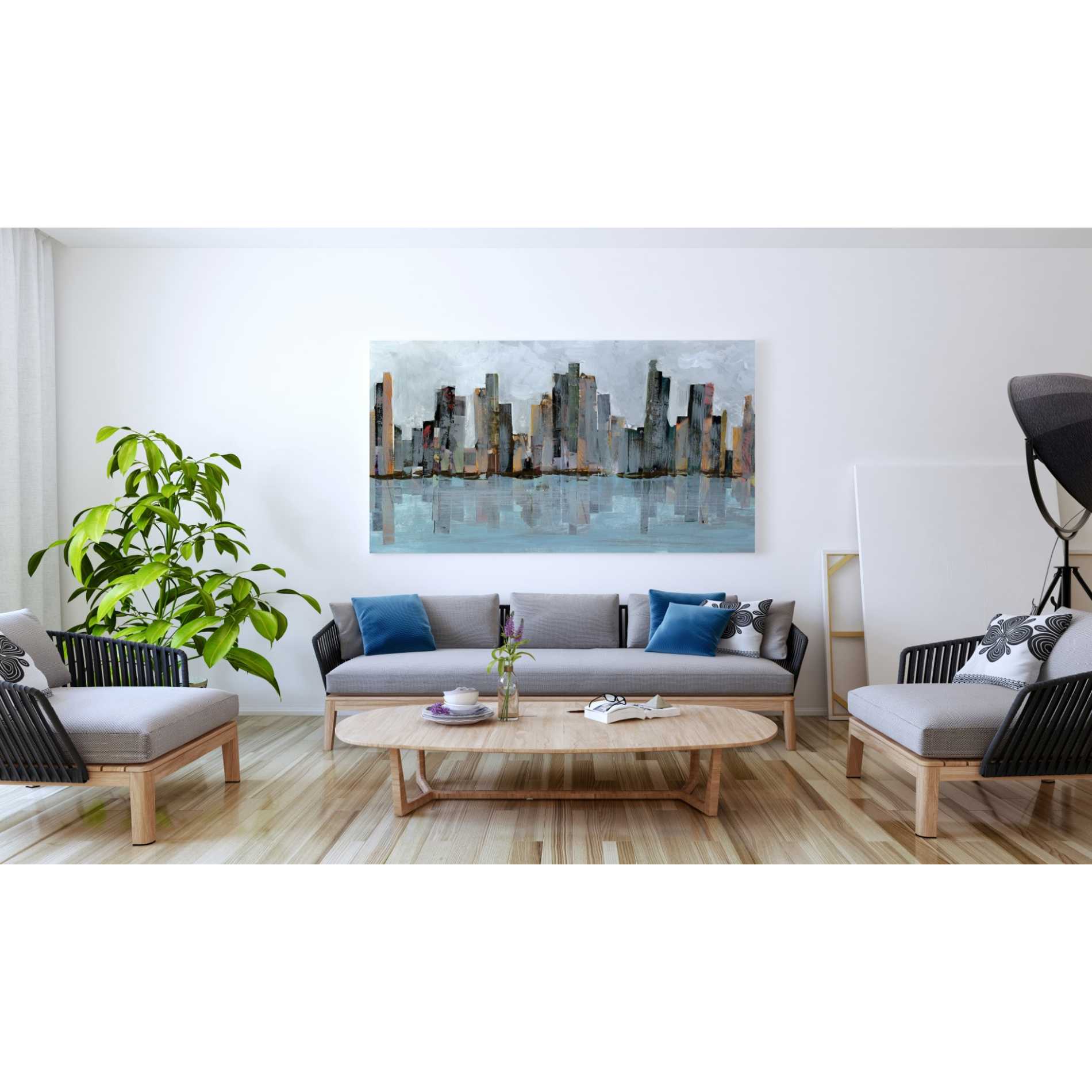 'Second City II' by Jarman Fagalde Giclee Canvas Wall Art