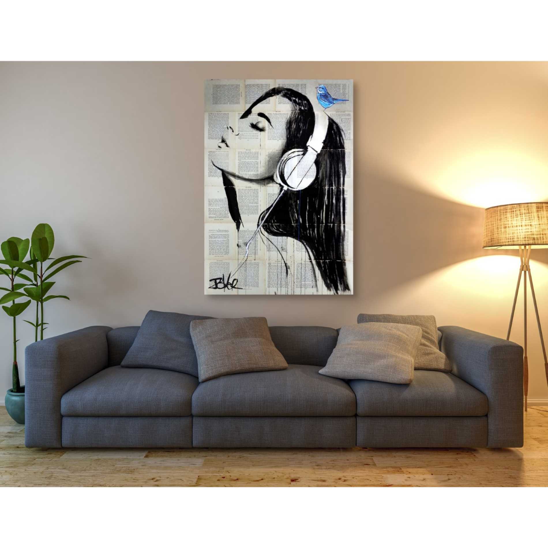 'Big Audio' by Loui Jover, Canvas Wall Art,40 x 60