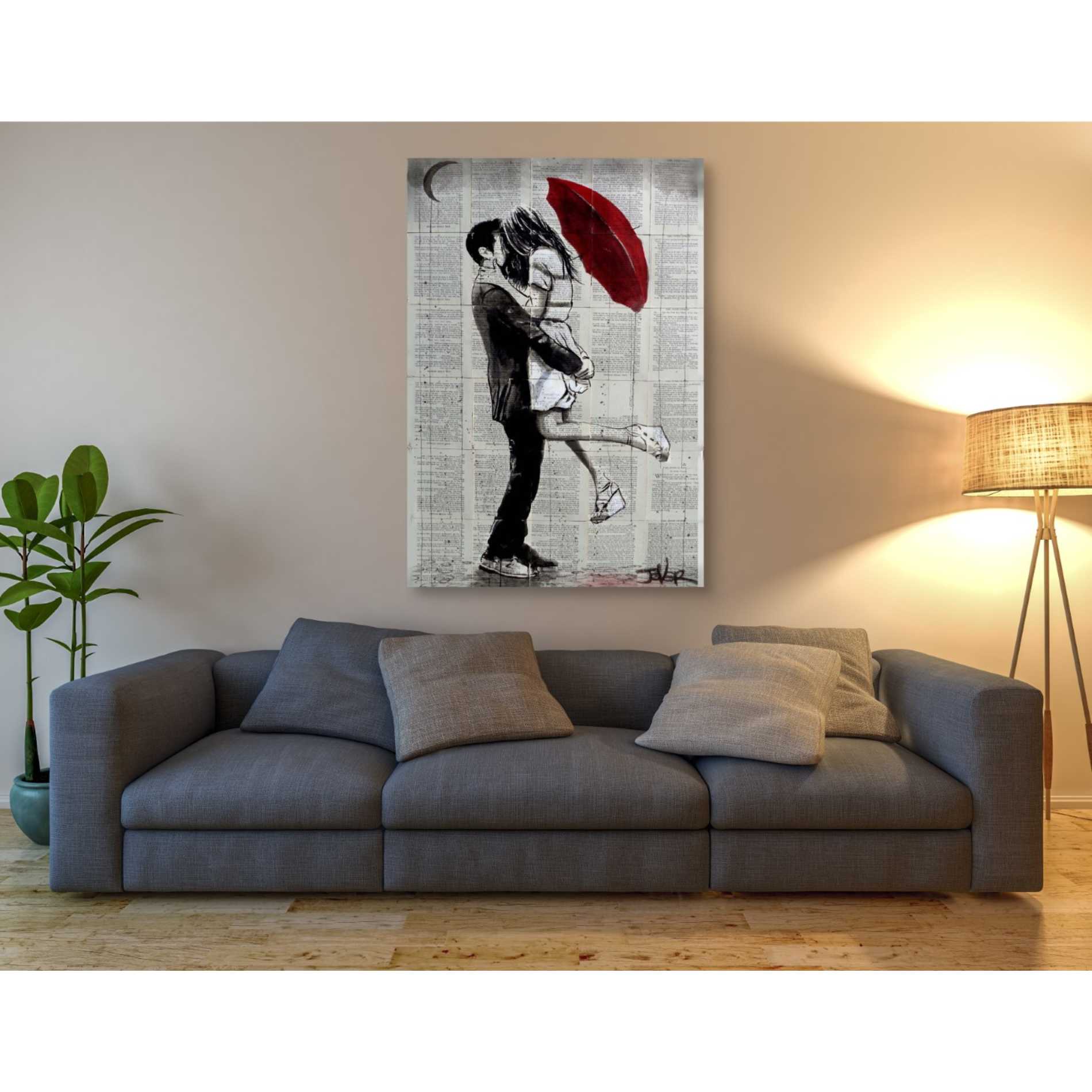 'Forever Romantics' by Loui Jover, Canvas Wall Art,40 x 60
