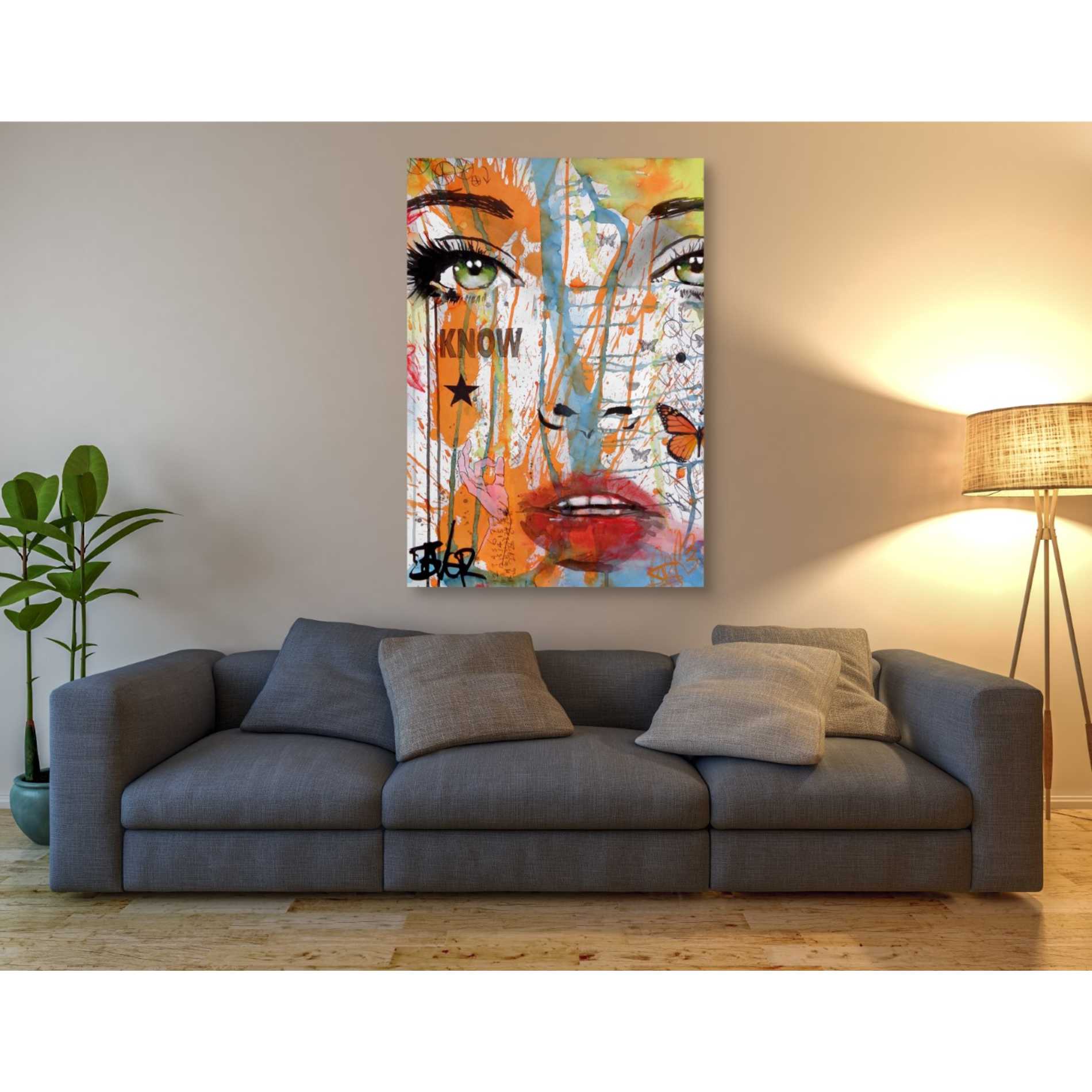 'Know' by Loui Jover, Canvas Wall Art,40 x 60