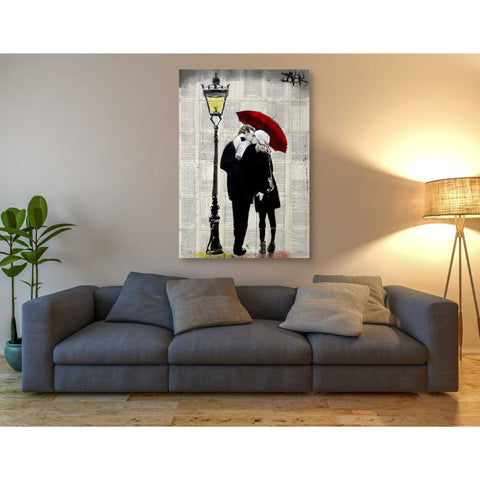 Image of 'Lamp Lovers' by Loui Jover, Canvas Wall Art,40 x 60