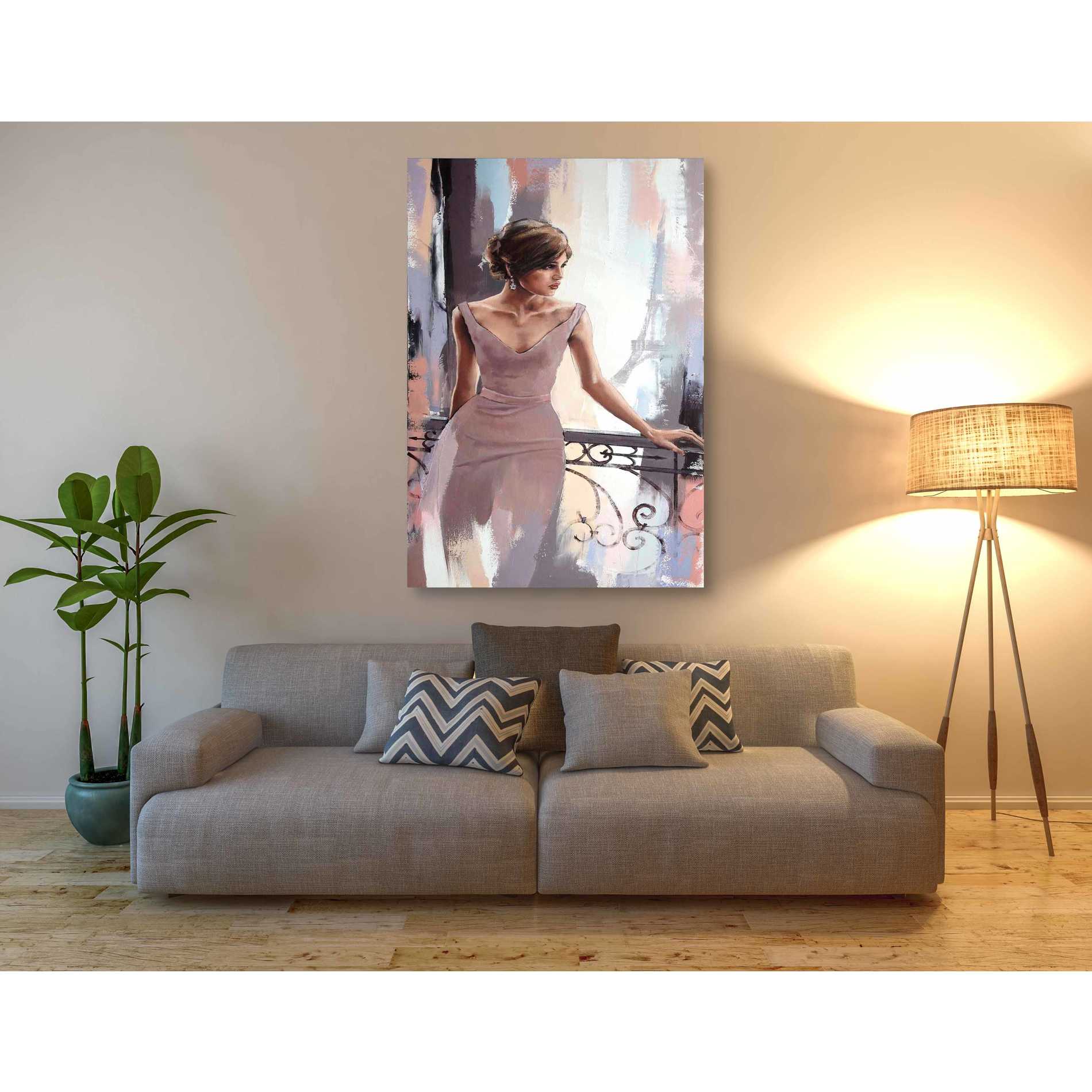 'Evening in Paris' by Alexander Gunin, Canvas Wall Art,40 x 60