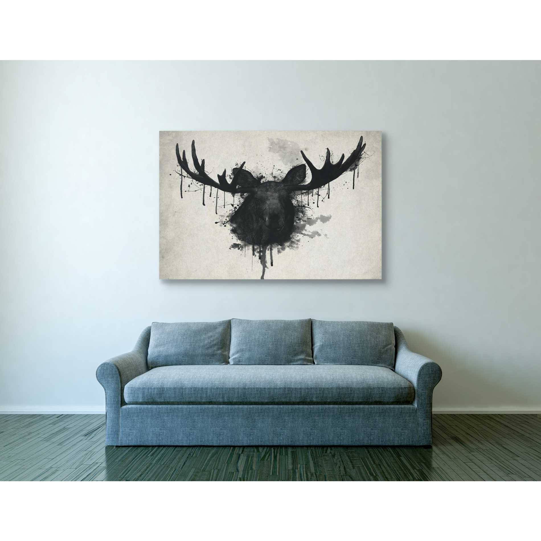 "Moose" by Nicklas Gustafsson, Giclee Canvas Wall Art