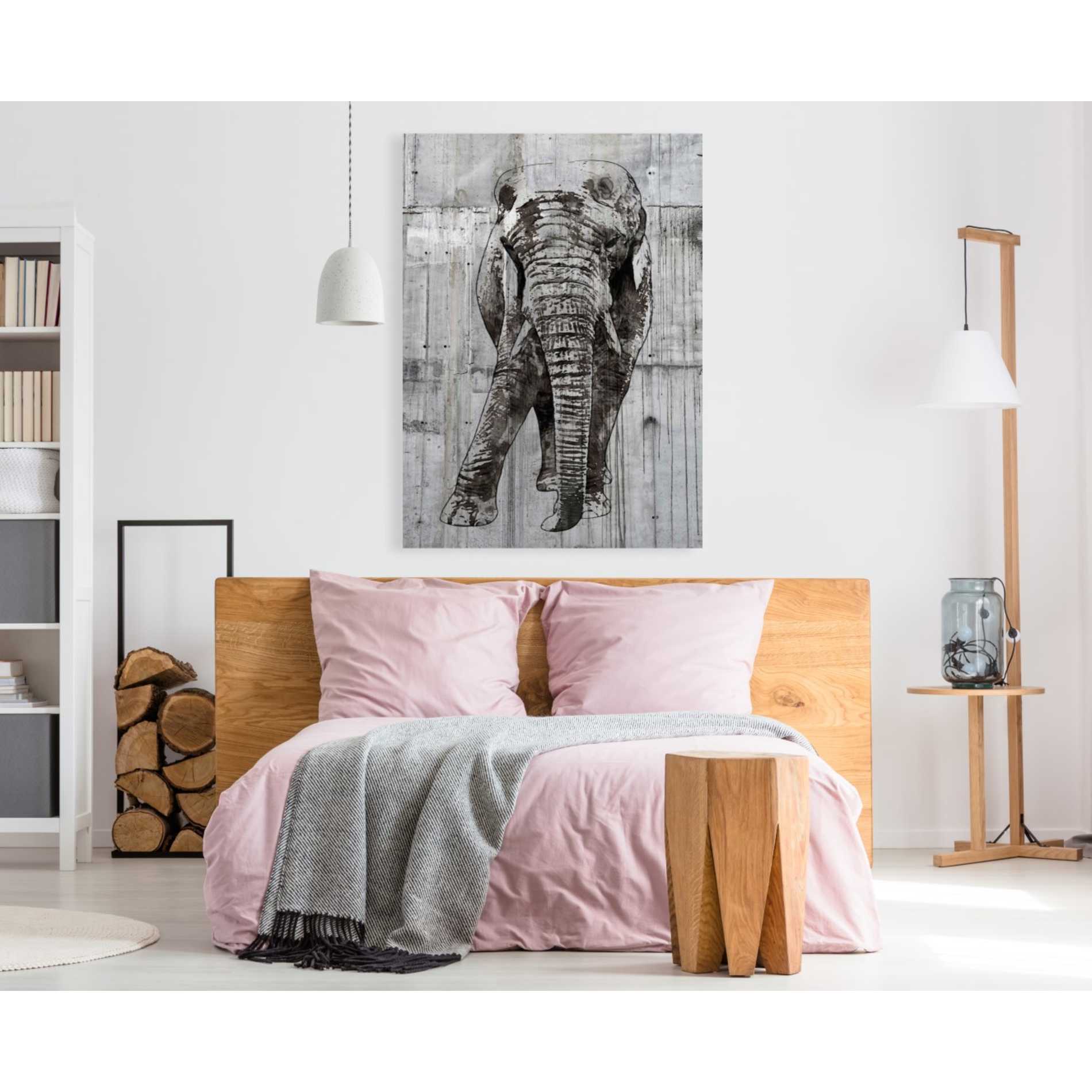 'ELEPHANT Portrait' by Irena Orlov, Canvas Wall Art,40 x 60