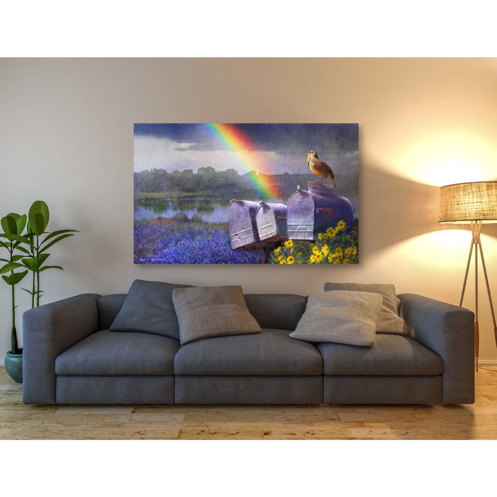 'Mailboxes' by Chris Vest, Giclee Canvas Wall Art