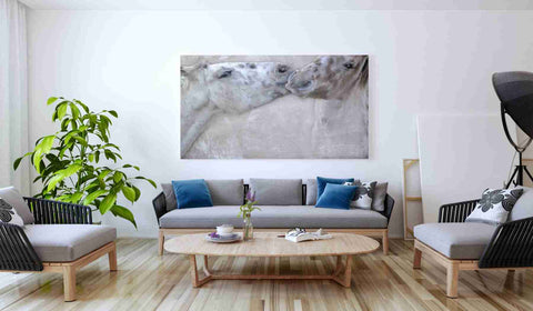 Image of 'Horsin'' by Karen Smith, Canvas Wall Art,60x40