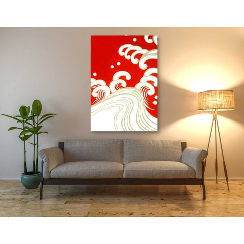 Image of 'Wave B' by Zigen Tanabe, Giclee Canvas Wall Art