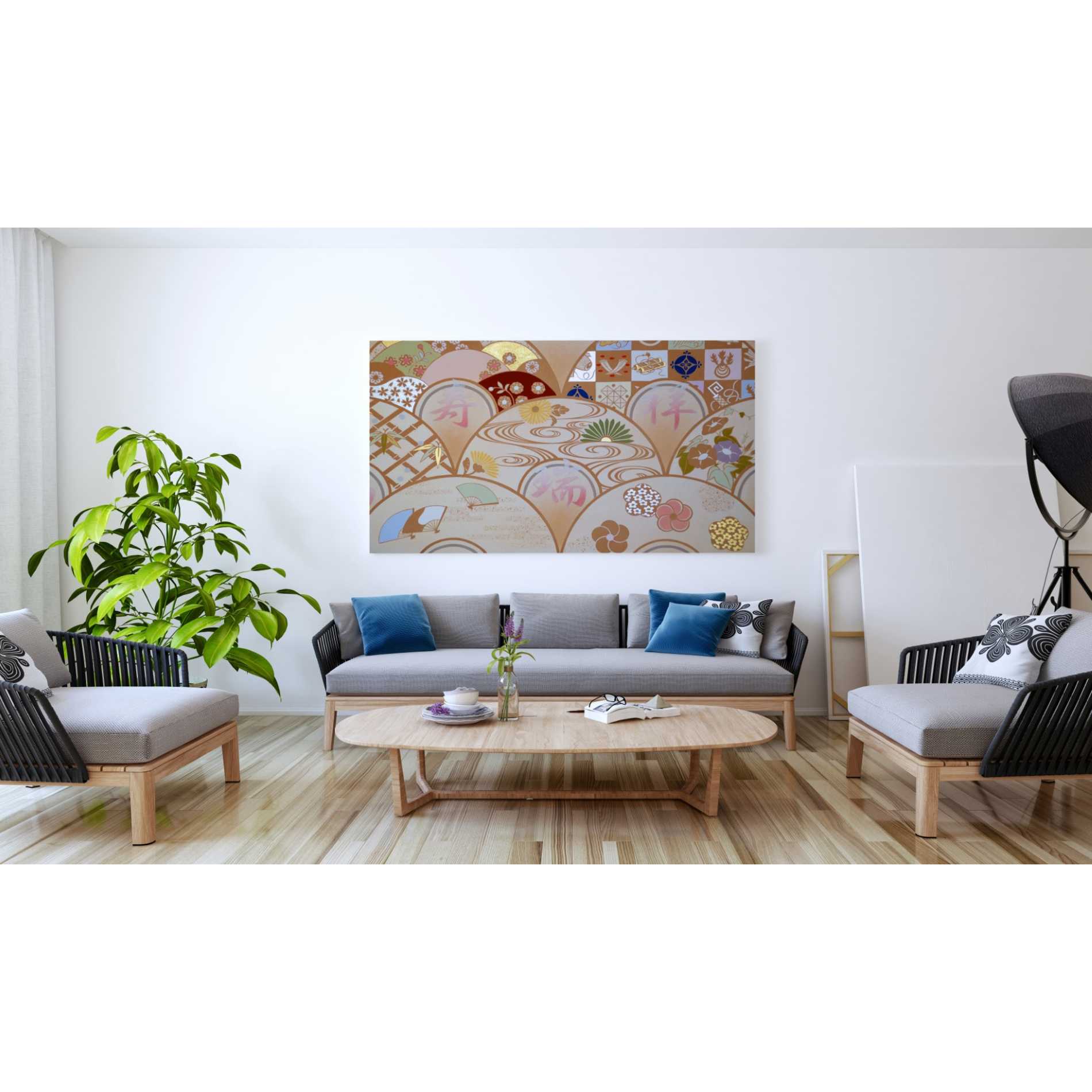 'Happy Design B' by Zigen Tanabe, Giclee Canvas Wall Art