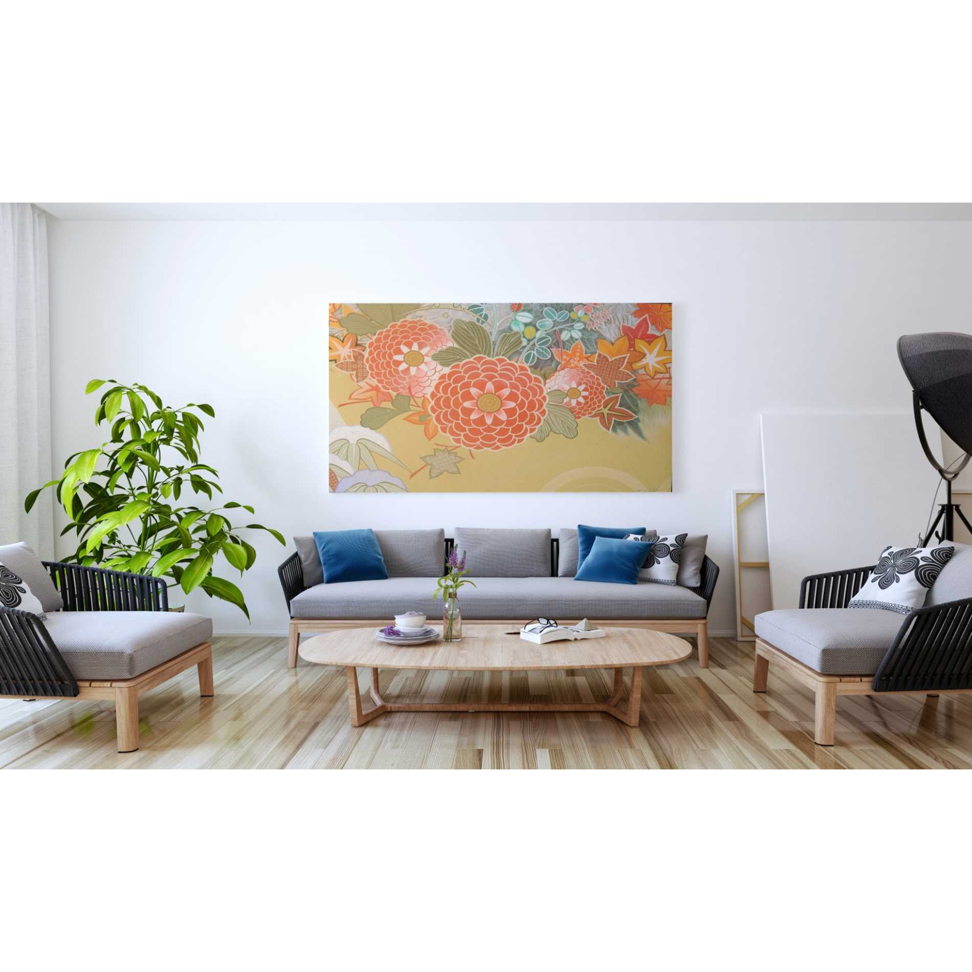 'Fukaaki' by Zigen Tanabe, Giclee Canvas Wall Art