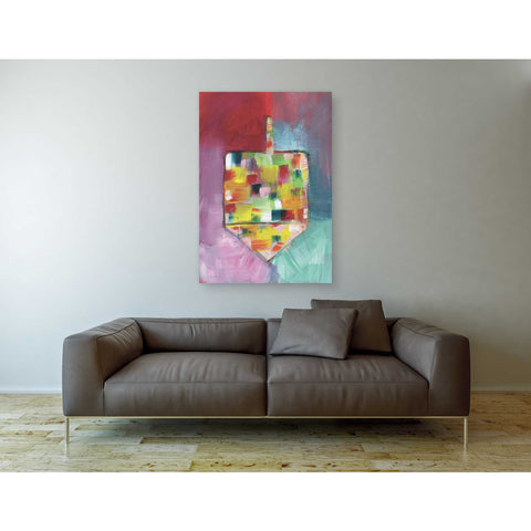 Image of 'Dreidel of Many Colors' by Linda Woods, Canvas Wall Art,40 x 60