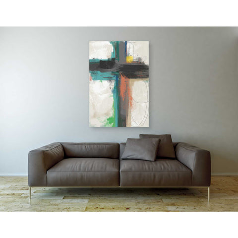 Image of 'Contemporary Cross II' by Linda Woods, Canvas Wall Art,40 x 60