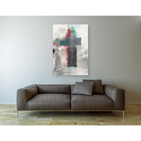 Image of 'Contemporary Cross' by Linda Woods, Canvas Wall Art,40 x 60