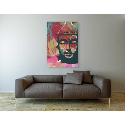 Image of 'Painted Buddha IV' by Linda Woods, Canvas Wall Art,40 x 60