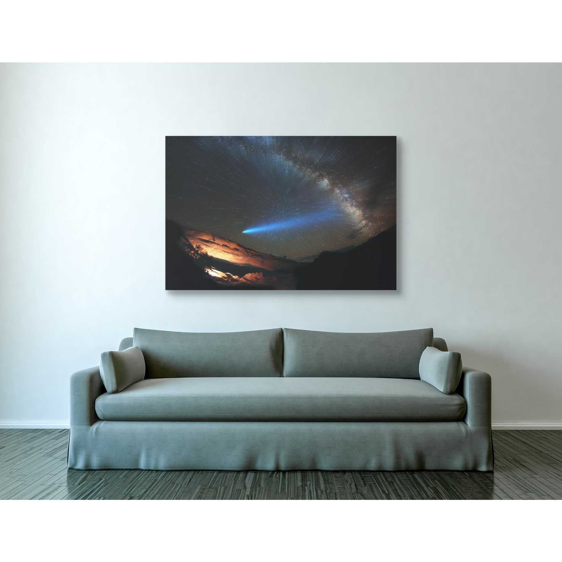 'Galactic Traveler' by Darren White, Canvas Wall Art,40 x 60