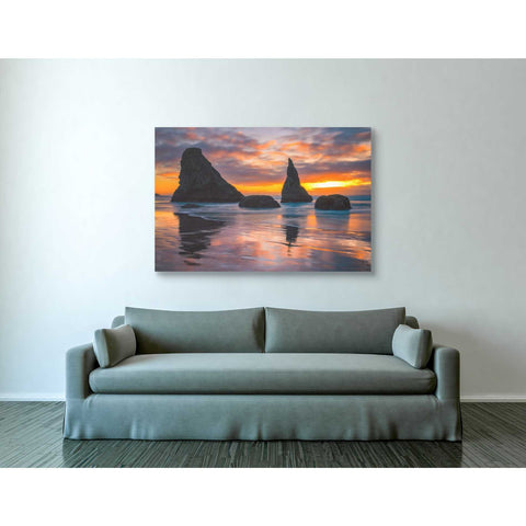 Image of 'Late Night Cloud Dance' by Darren White, Canvas Wall Art,40 x 60