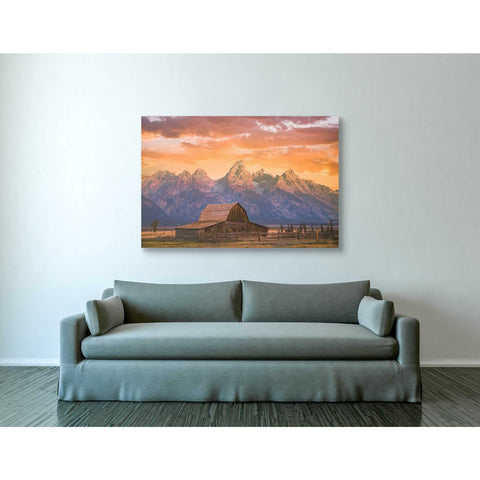 Image of 'Sunrise on the Ranch' by Darren White, Canvas Wall Art,40 x 60