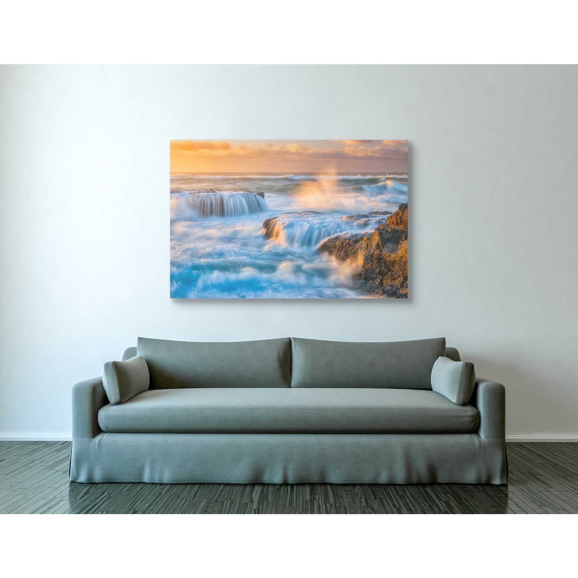 'Sunset Fury' by Darren White, Canvas Wall Art,40 x 60