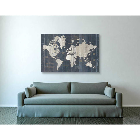 Image of 'Old World Map' by Wild Apple Portfolio, Canvas Wall Art,40 x 60