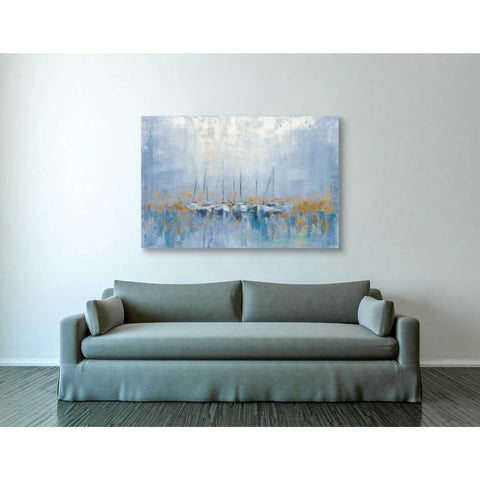 Image of 'Boats in the Harbor' by Silvia Vassileva, Canvas Wall Art,40 x 60